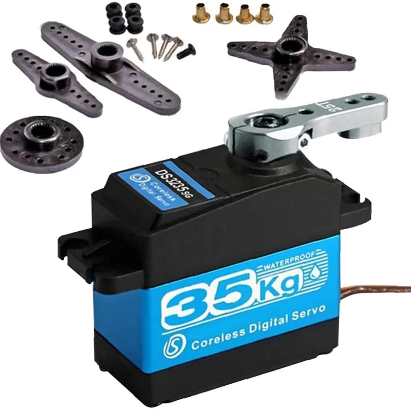 

2021 New 35kg Coreless Digital Servo Motor Hv 7.4V Stainless Steel Gear
