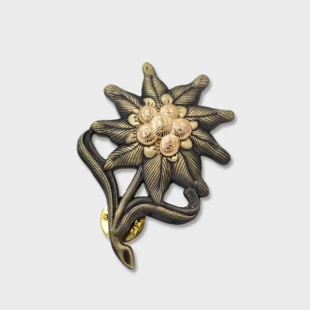 Значок немецкой пехотной кепки Второй мировой войны EM EDELWEISS | Дом и сад