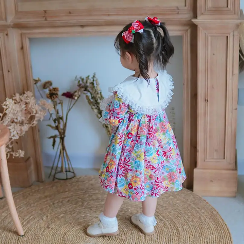 Одежда для маленьких девочек летнее новое платье в испанском стиле милое