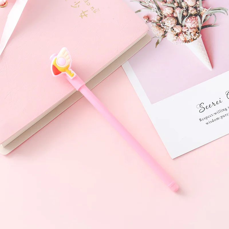 Cardcaptor Sakura Волшебная палочка Сейлор Мун Card Captor милые 0 5 мм карандаш гелевая ручка