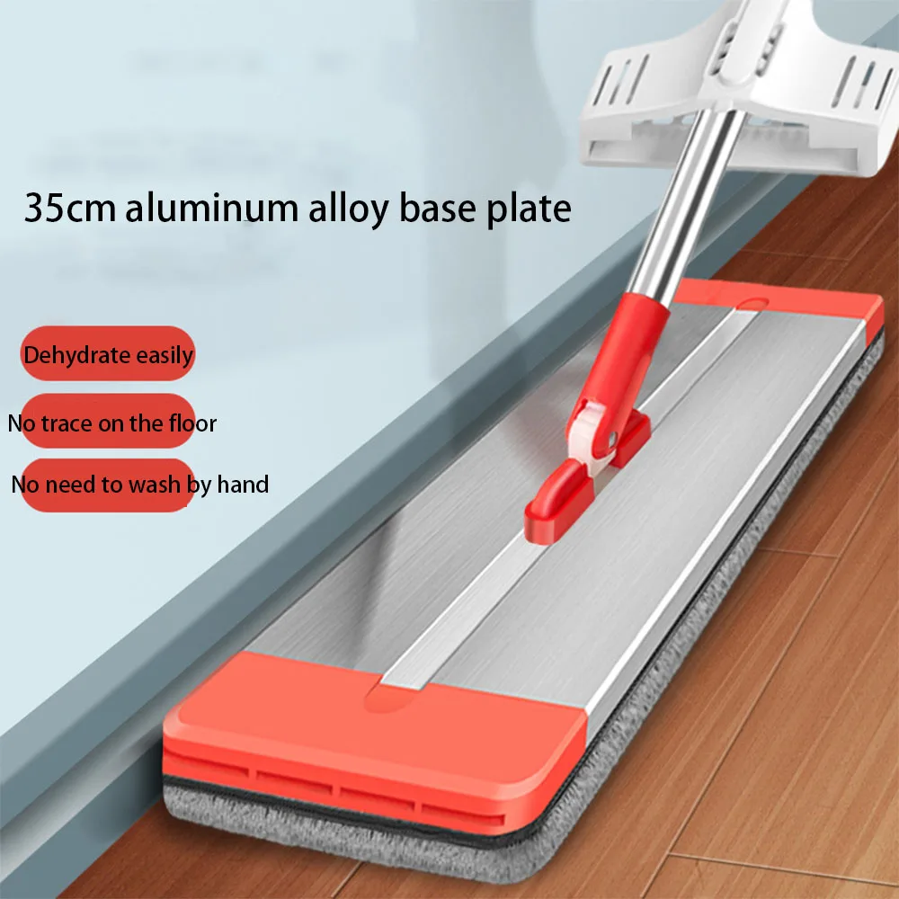 

Plane Magic Cleaning Mop Hands-Free Hand Mop Transport Floor Squeeze Type Plane Mop With Water Household Kitchen Floor Cleaner