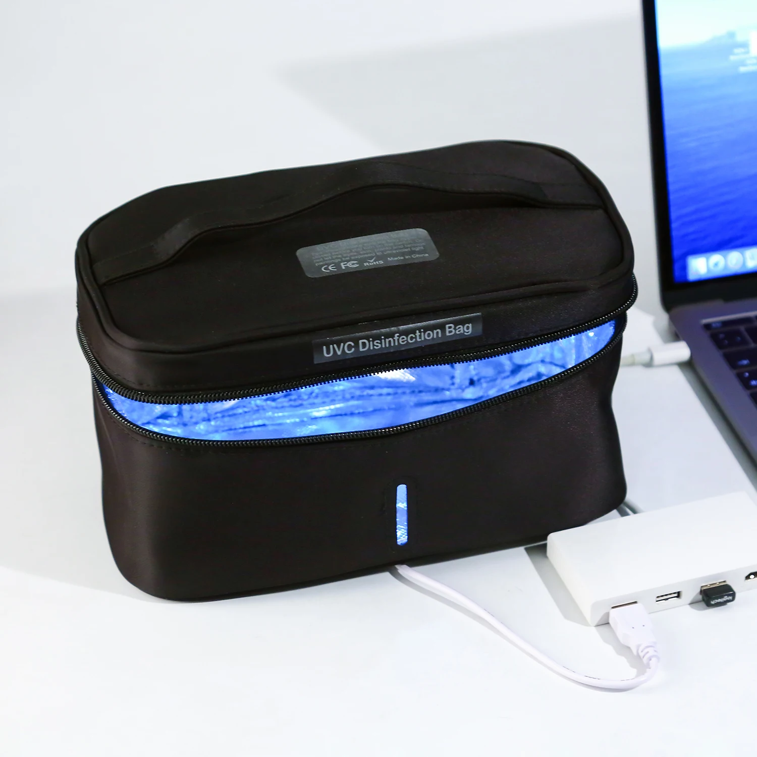 Дезинфицирующая упаковка портативный УФ стерилизатор Bag UVC сумка для