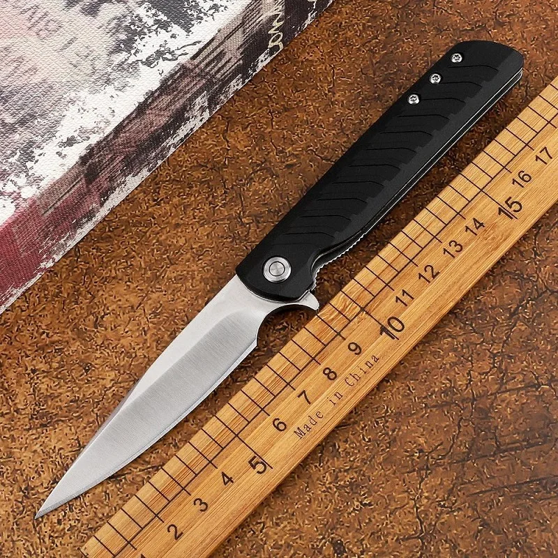 

Folding Knife LCK3802 Outdoor 8Cr13Mov Steel Pocket Knife Camping EDC Knife Fixed Blade Hunting Survival Tool Utility Knife