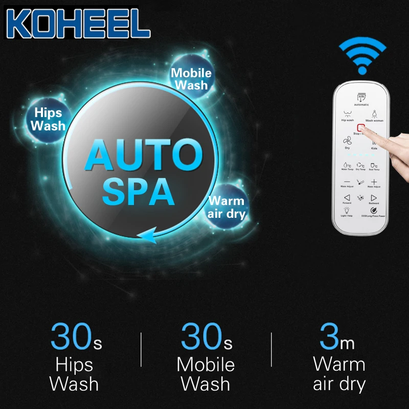 KOHEEL &quotумное&quot сиденье для унитаза дисплей умный туалет крышка электрический