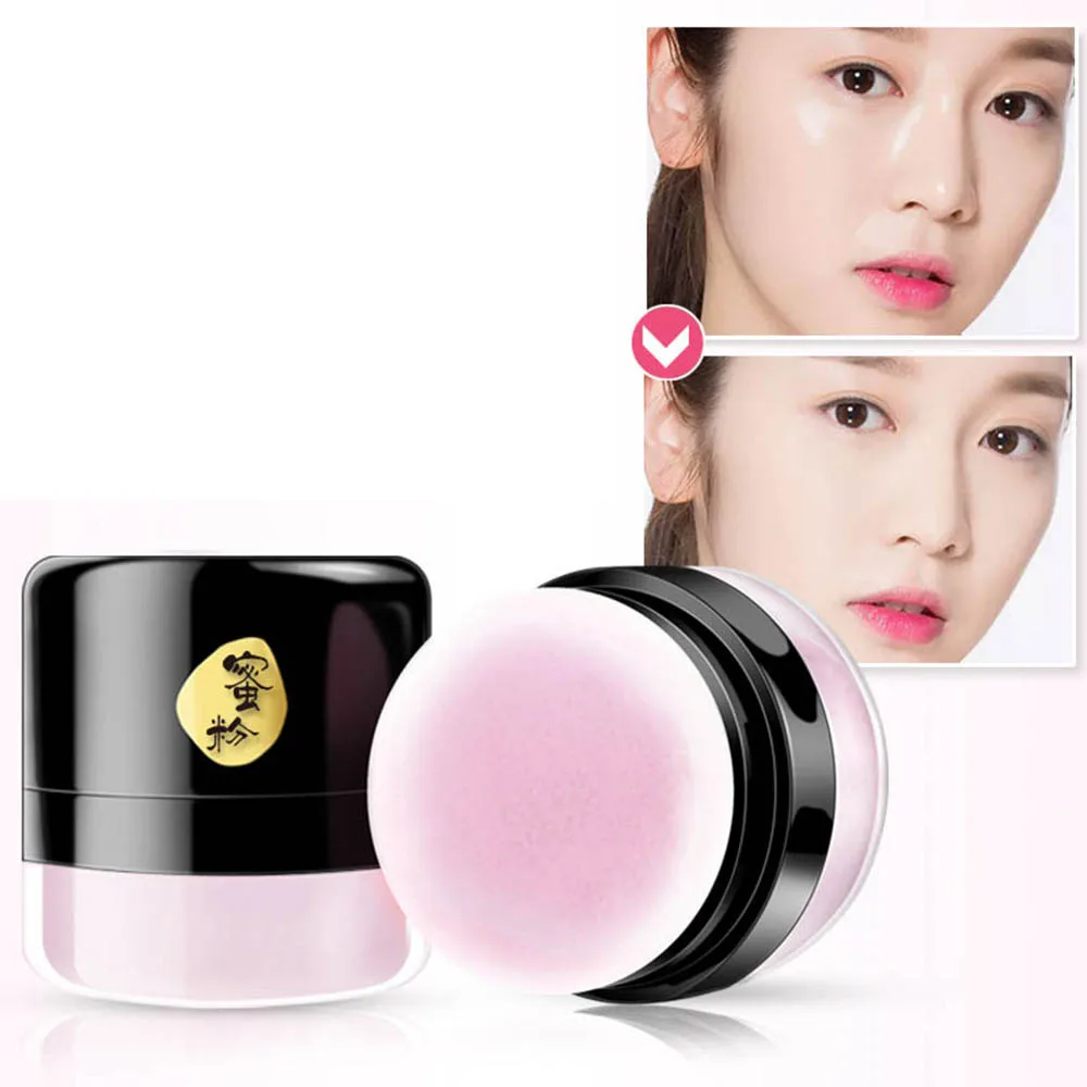 Профессиональная гладкая блестящая пудра для макияжа прозрачная