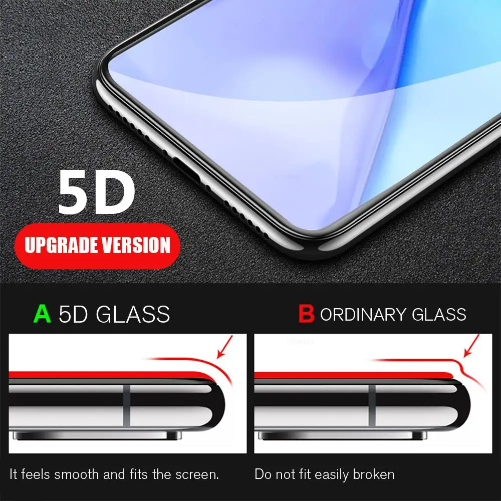 Защитное стекло на весь экран для смартфона Oneplus 9 Nord 2 защитное покрытие