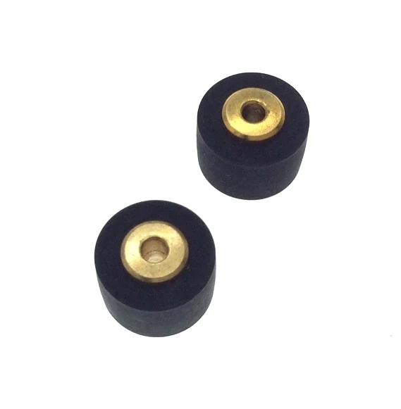 2 шт. медный 10*8*6*2 мм Ретрактор колесный ременной шкив резиновый аудио рекордер