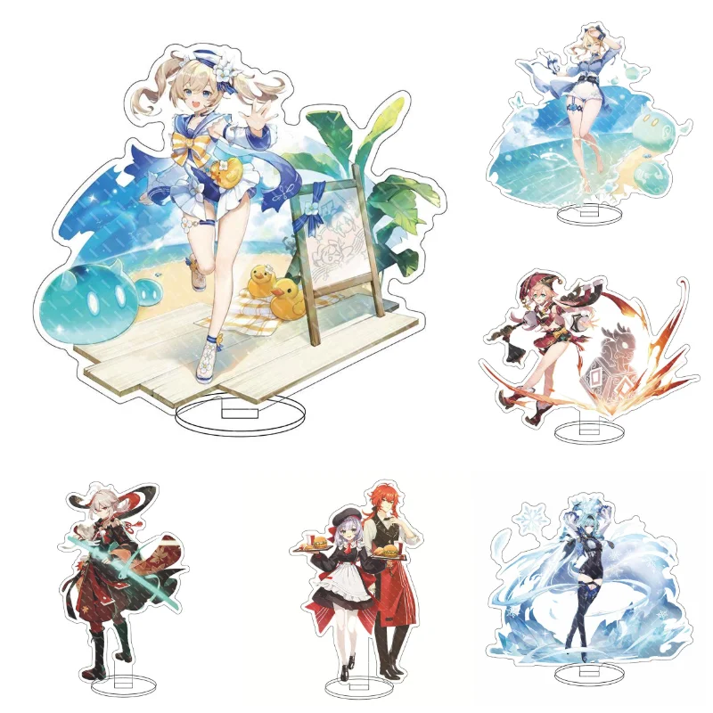 Хит продаж аниме Genshin Impact новая стильная акриловая фигурка Raiden Shogun Angonomiya Kokomi