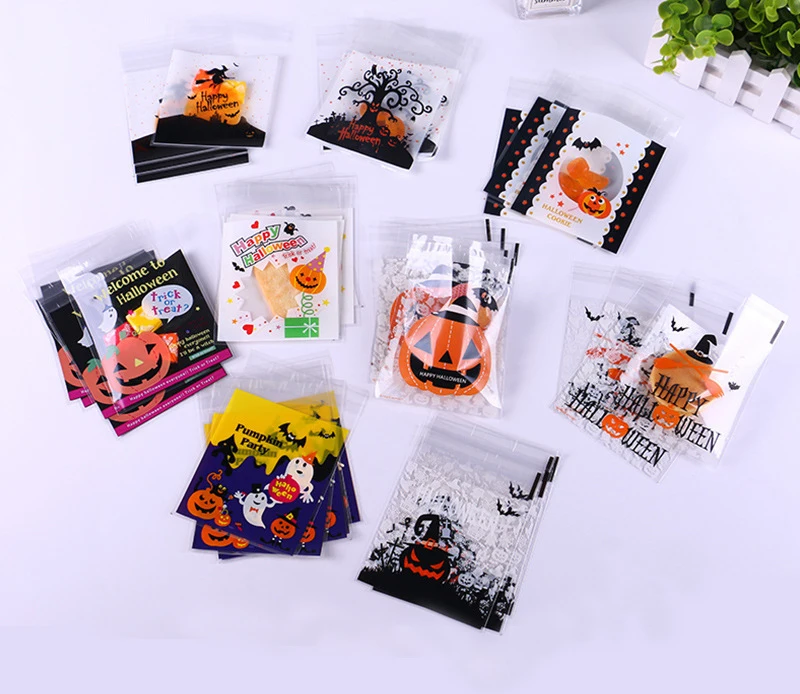 

100 шт., пластиковые пакеты для печенья