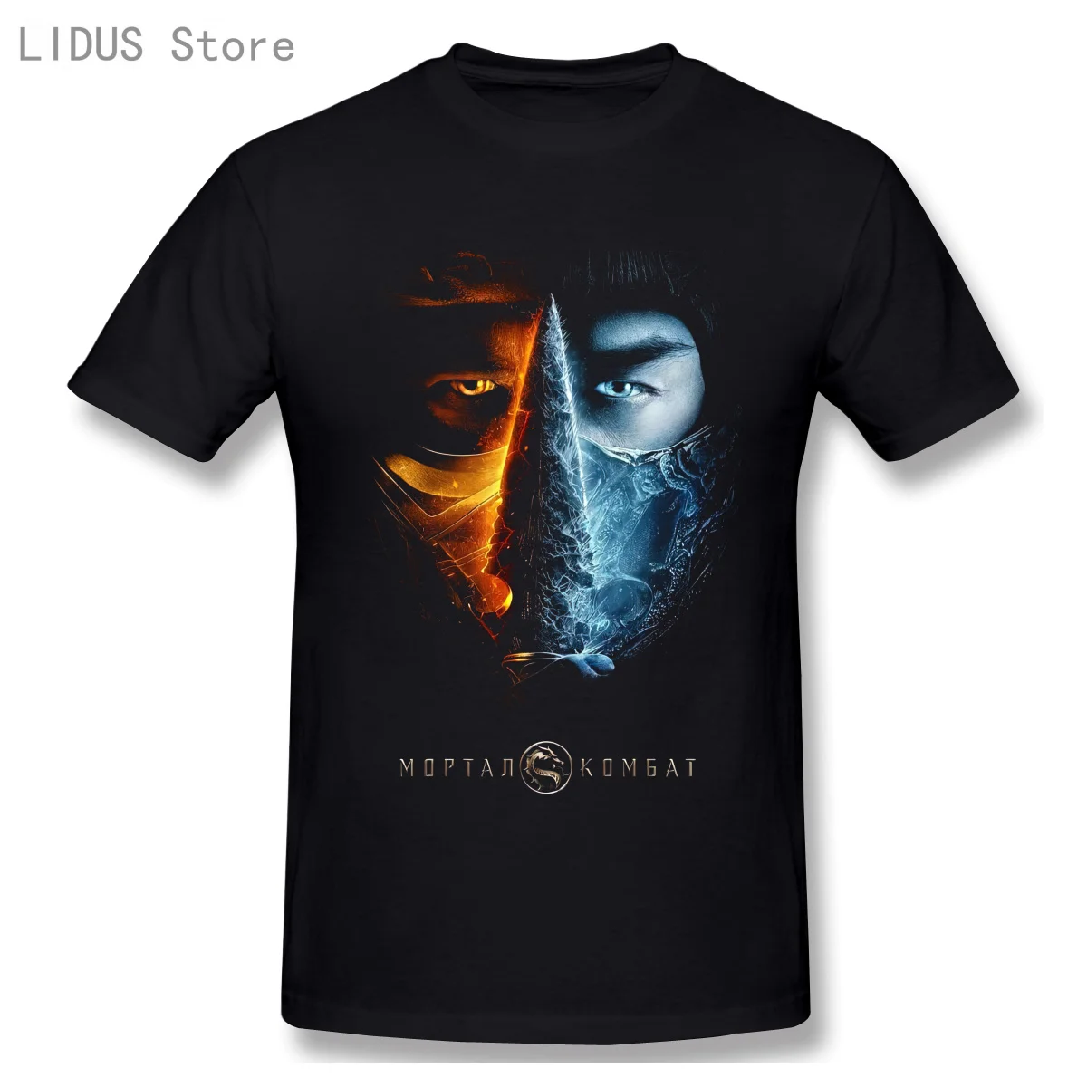 

HOT Mortal Kombat 2021 Movie Poster Idea T Shirt Funny Cotton Tee Gift Men TShirt Homme Tops