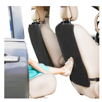 universal auto seat back organizer storage bag car seat back scuff dirt protect cover for child baby kid kick mat pad