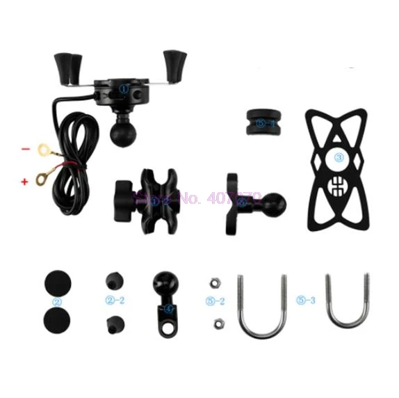 DHL или Fedex 50 шт. Новый универсальный мотоцикл Скутер ручка бар зеркало заднего