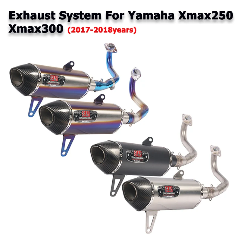 Для Yamaha xmax 300 xmax 250 xmax 400 мотоцикл Yoshimura выхлопная полная система Модифицированная Передняя Mid Link с глушителем