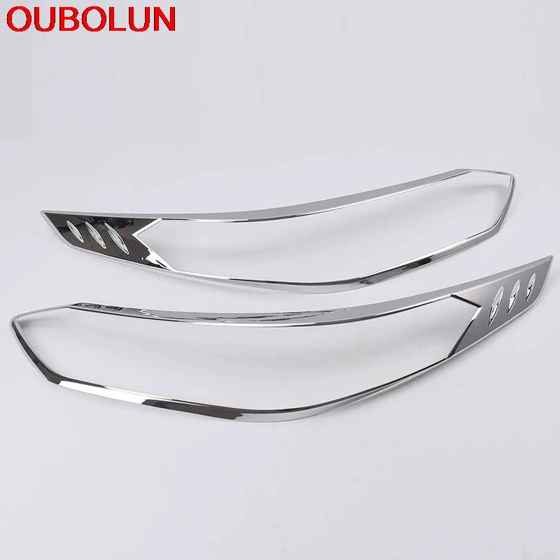OUBOLUN для Toyota Vios XP150 2019 ABS Автомобильная передняя фара фасветильник декоративная