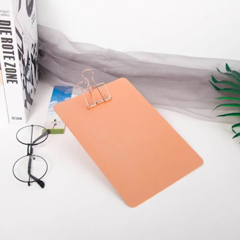 Металлический буфер обмена блокнот для записей папка держатель документов