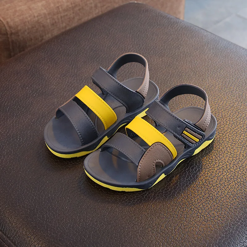 

2020 New Korean Sandals for Children Baby Boys Sandals Beach Sandals Waterproof Boys Rubber Summer Kids Shoes Sandals