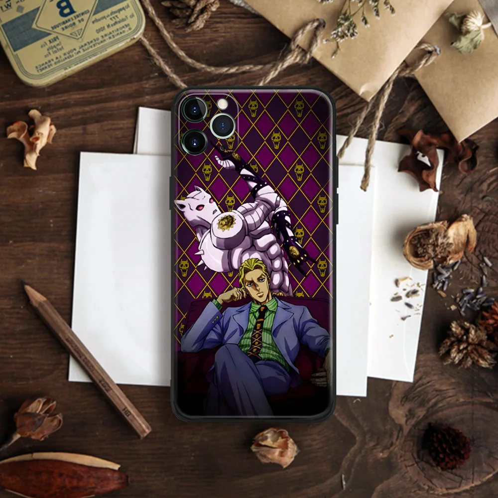 Yoshikage чехол для телефона с героями мультфильма Необычные Аниме Кира Джоджо IPhone 11