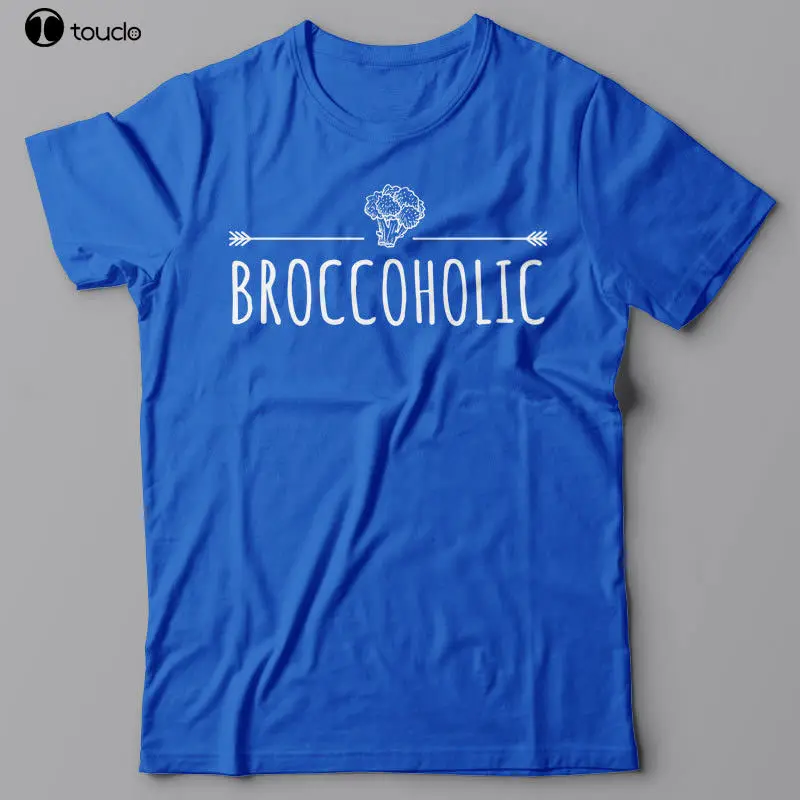 Мужская Базовая футболка с броккоголической Брокколи-вегетарианская