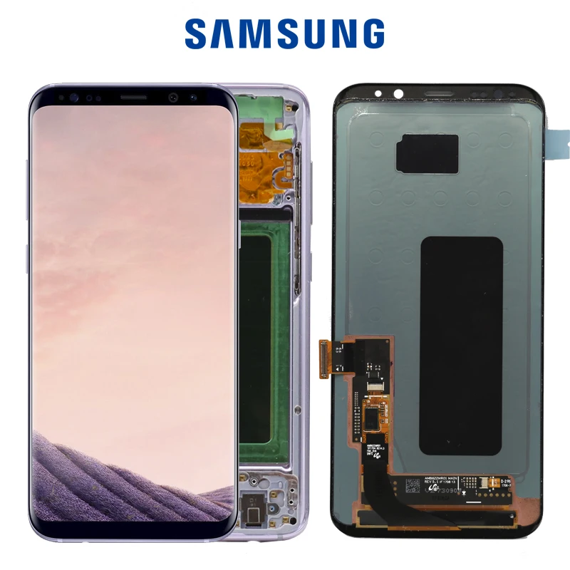 Сменный сенсорный ЖК экран S8plus для SAMSUNG Galaxy S8 PLUS G955 G955F с рамкой|Экраны мобильных
