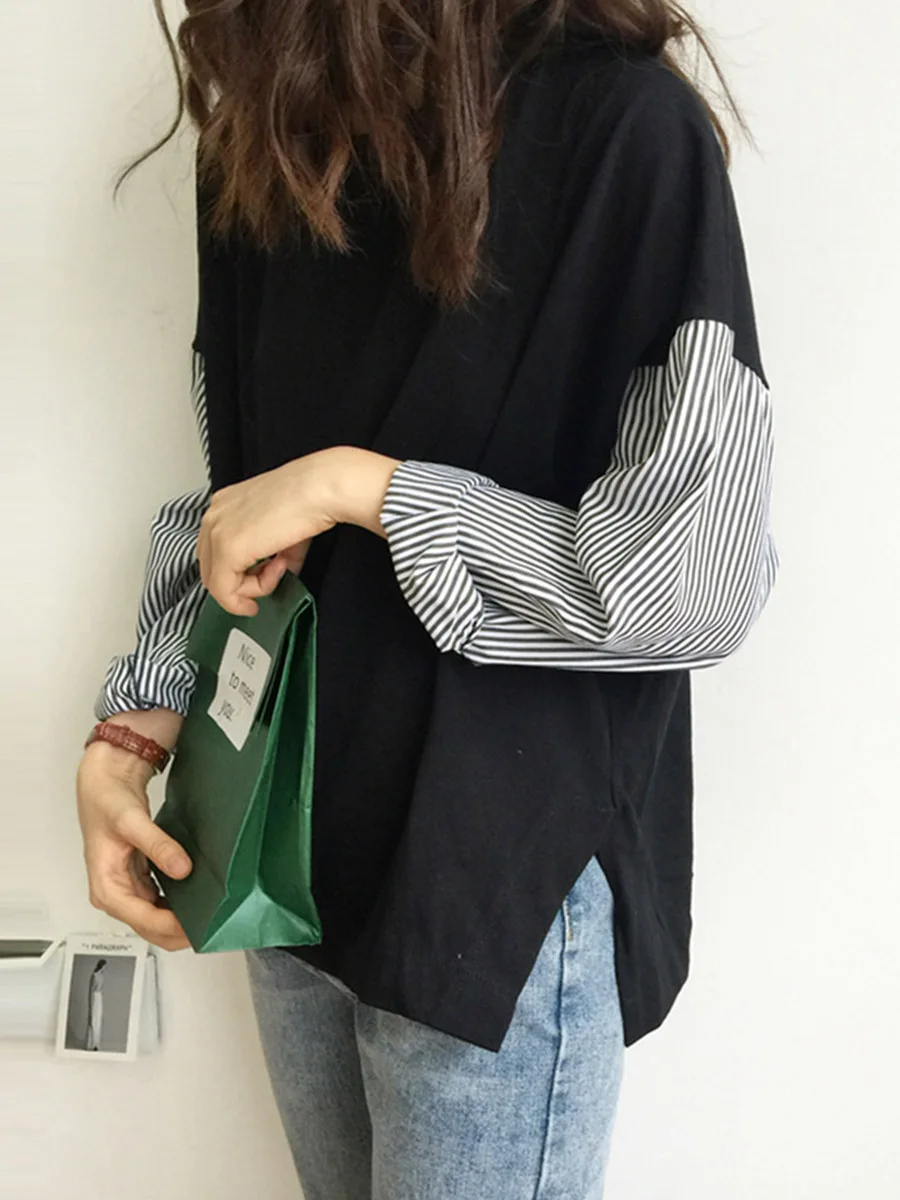 Женский в Корейском стиле Рубашки повседневные Элегантные шить рубашки 2021