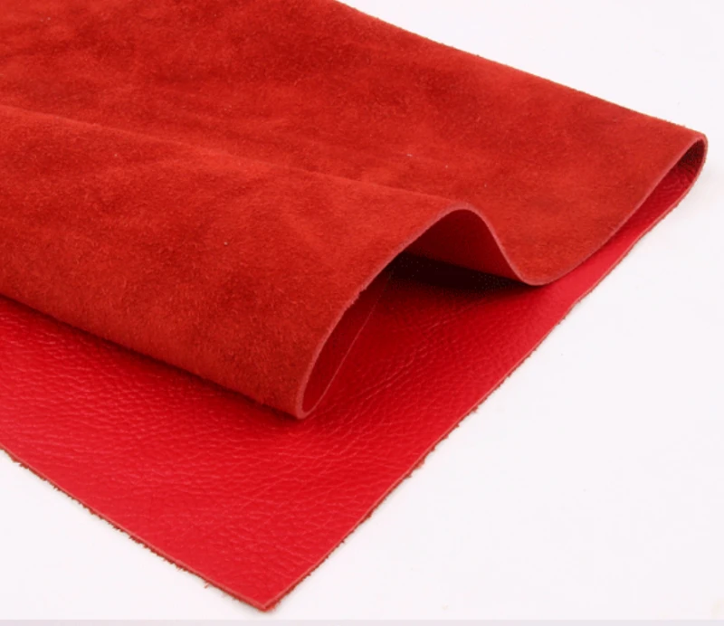 Красный цвет Ручная работа Дубления овощей из натуральной кожи шт ремесла Сделай