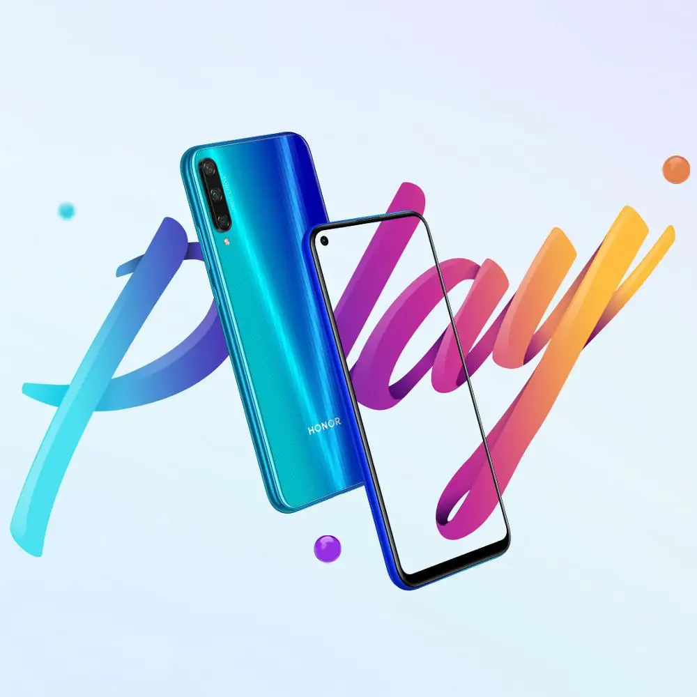 Стоковые Honor Play 3 сотовые телефоны Kirin 710F Восьмиядерный 6,3" ips 1560X720 6 ГБ ОЗУ 64 Гб ПЗУ 9,0 МП GPU TURBO Android смартфон