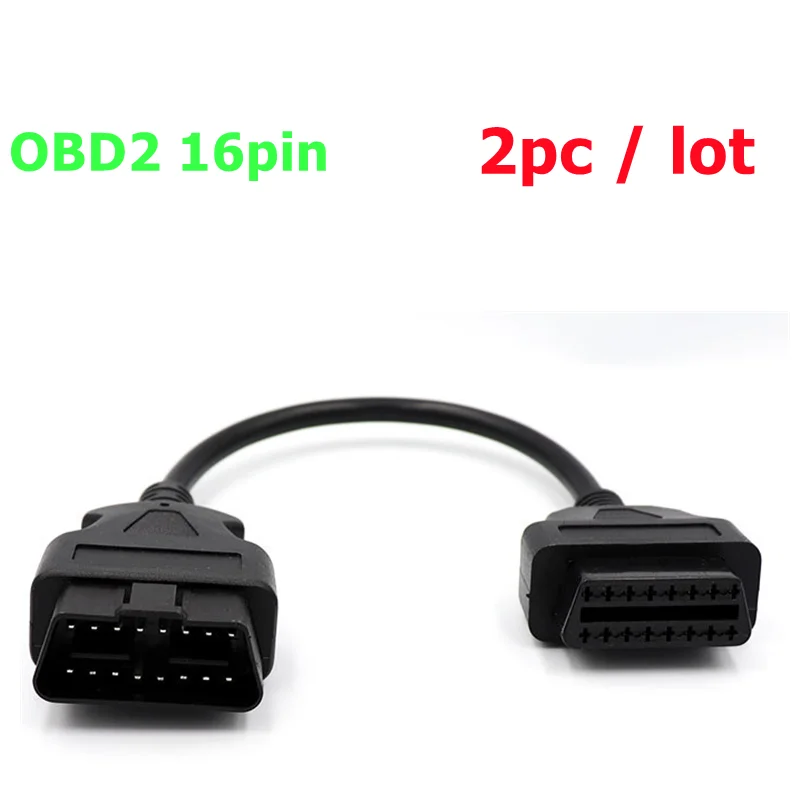 

Factory Direct OBD2 Male to OBD Female Cable OBD2 Diagnostic Cable 16pin Extension Cable OBD Extension Cable