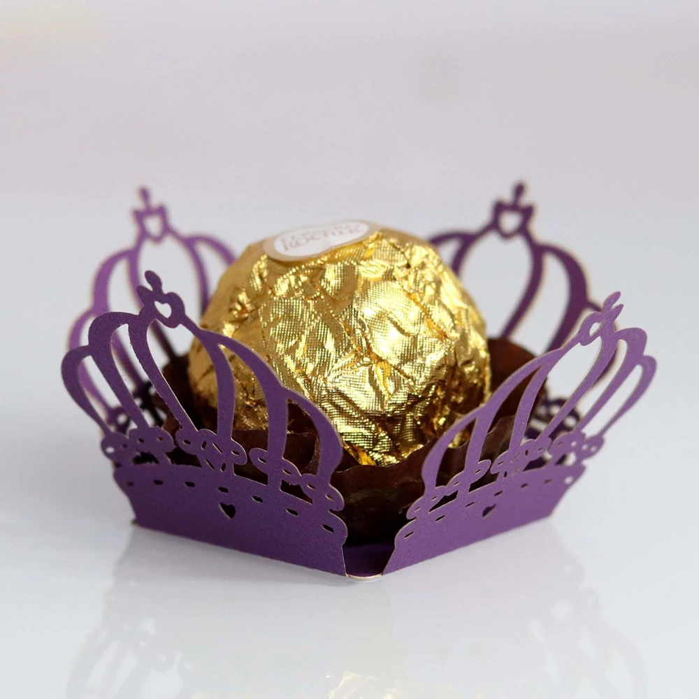 50 шт./лот коробка для конфет в форме сердца с лазерной резкой детского дня