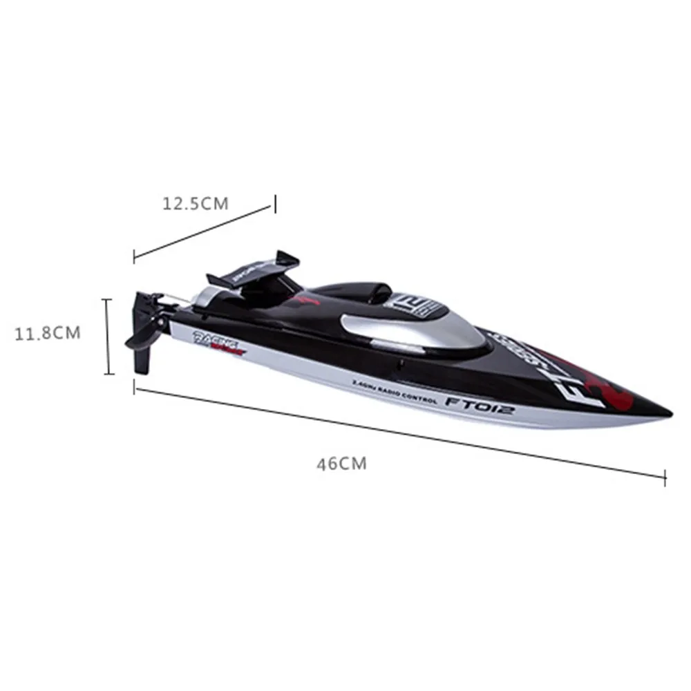 Feilun FT012 2 4G RC лодка высокая скорость 45 км/ч гоночная скоростная корабль с