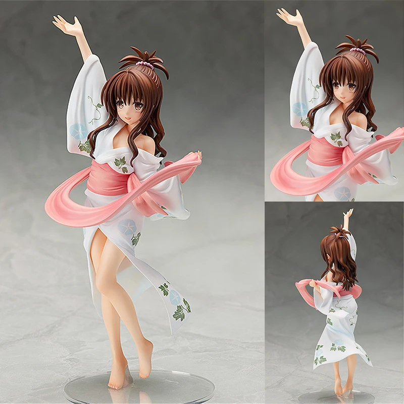 

22 см, аниме to Love Ru блузка, юката Ver. Экшн-фигурки из ПВХ коллекционные модели игрушки солдат готовый продукт 1/6