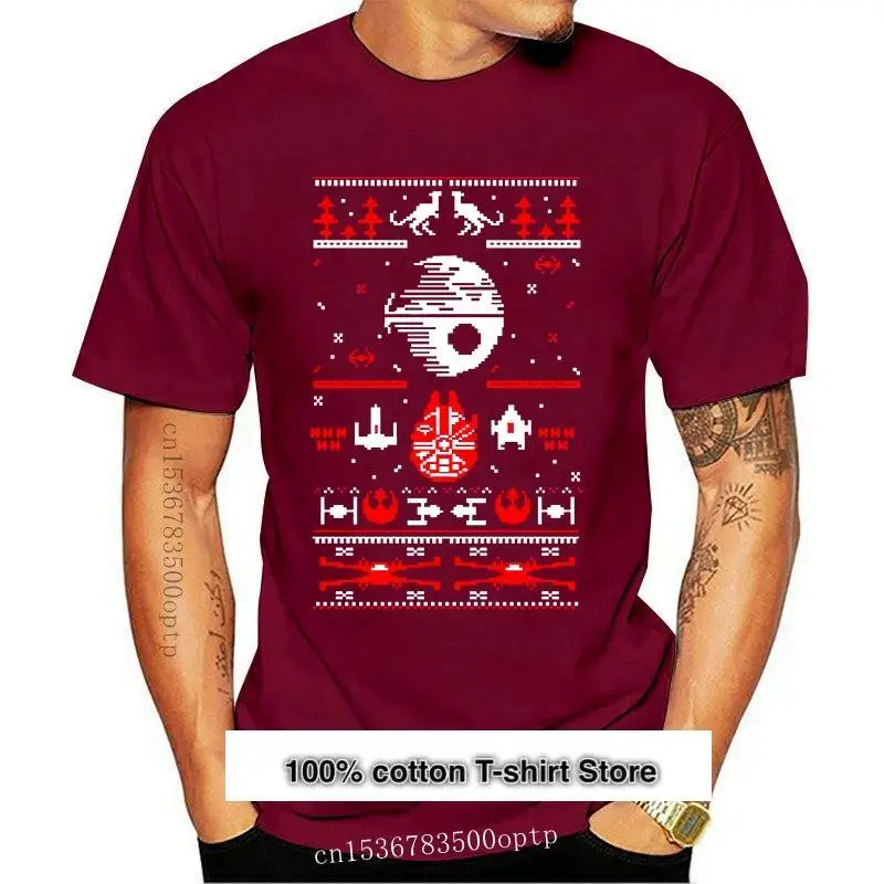 

Jersey de Navidad feo de Sith Wars, camiseta prémium Geek divertida de Navidad