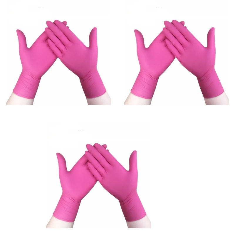 

100pcs Nitrile Gloves Disposable Universal Latex Gloves for Household Kitchen