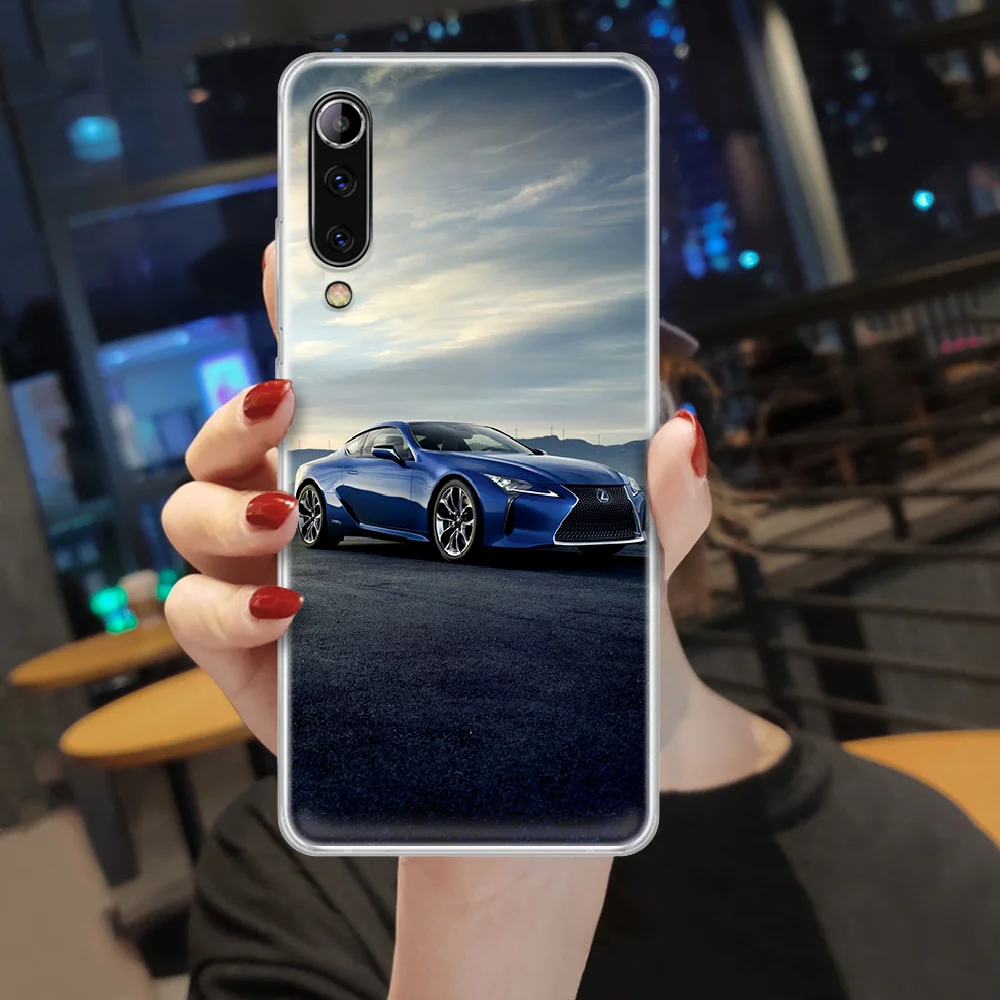 

LEXUS sport car Phone Case cover For XIAOMI redmi note K 4 5 6 7 8 9 10 20 30 3 A X Pro ultra transparent prime pretty Etui soft