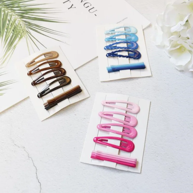 Детская заколка для волос 8 шт./компл. металлические заколки карамельных цветов