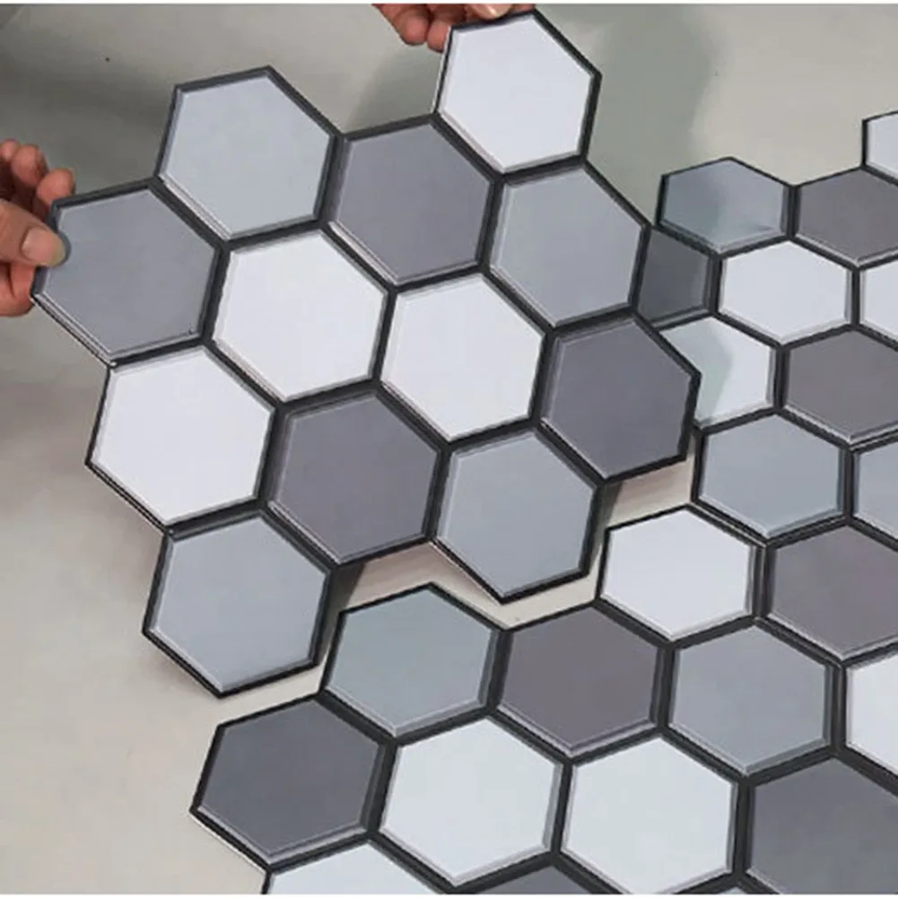 1 шт. Настенная Наклейка 30*30 см 3D ПВХ Se-lf-клейкая кухонная настенная плитка