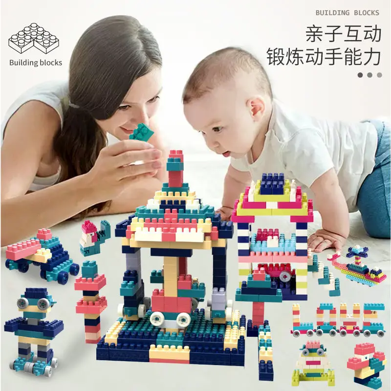 

Big Size Brick Colorful Bulk Bricks Base Plates DIY Building Blocks Compatible Block Toys for Children