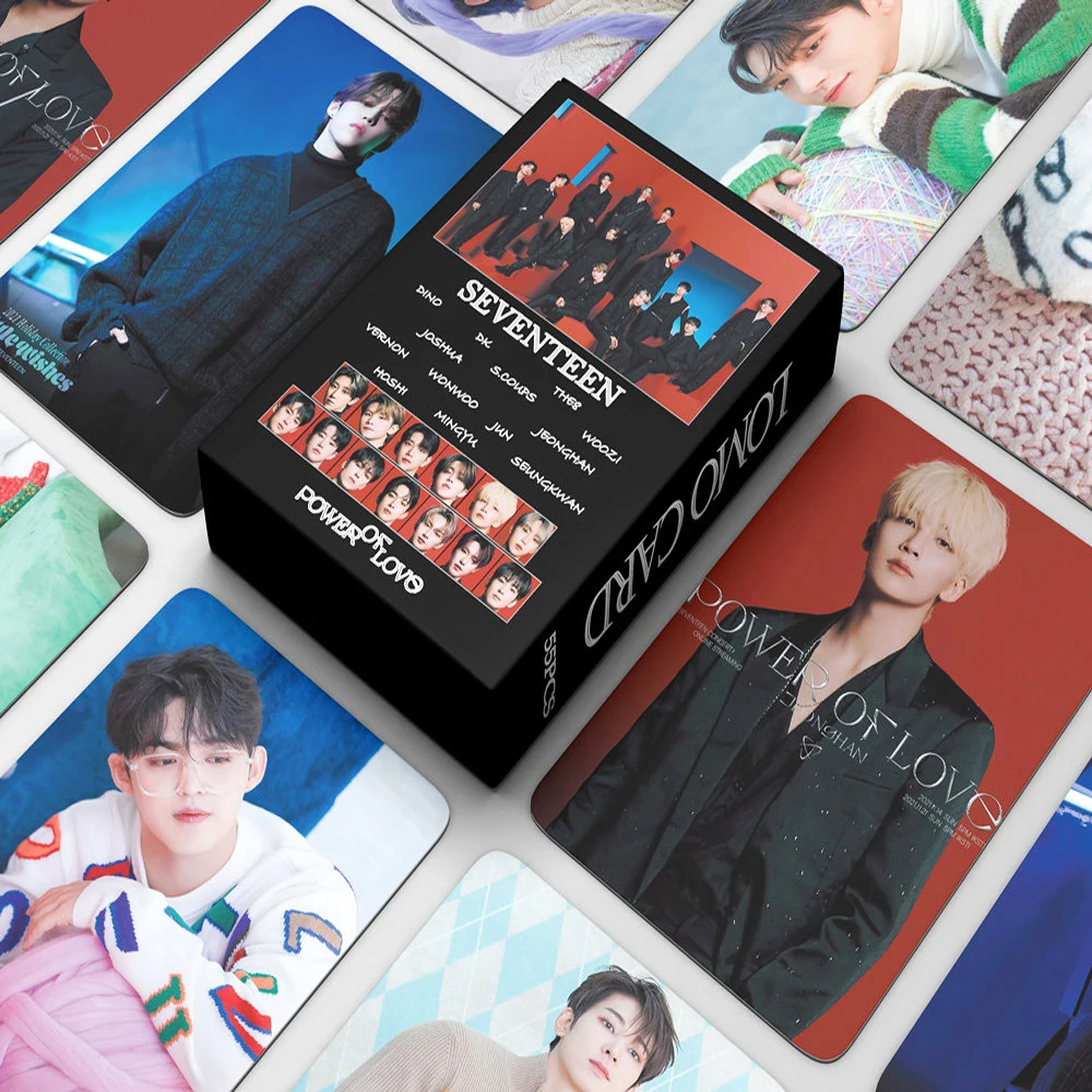 55 шт./компл. Kpop SEVENTEEN сила любви ломо-карты новый альбом ATTACCA высокое качество фото