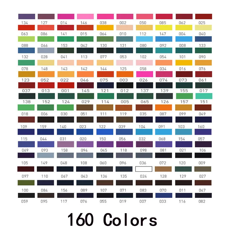 

48/72/120/160 Colors Sketching Painting Oil Pencil Artist Professional Color Set Pencils Brutfuner Paint Crayon Art Supplies