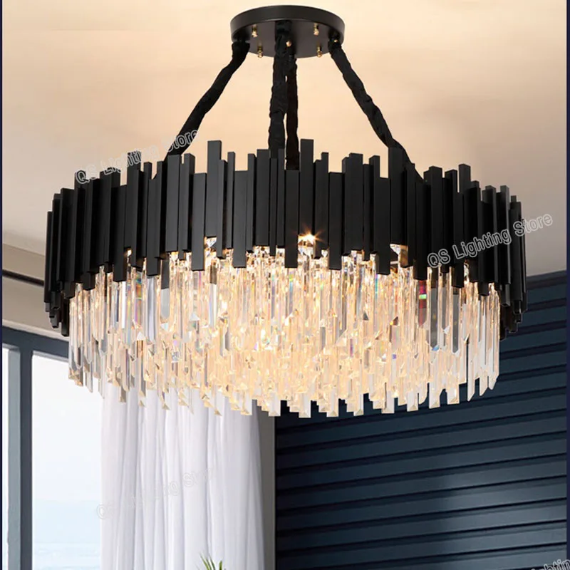 Modern Crystal Led Chandelier Ceiling Lamp Gold Indoor Light Fixture Deco For Kitchen Bedroom Living Dining Room Home Decoration | Освещение
