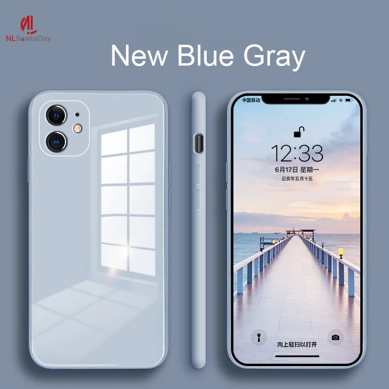 NLSnakeDay жидкий силикон все включено небьющееся стекло мобильный телефон чехол для