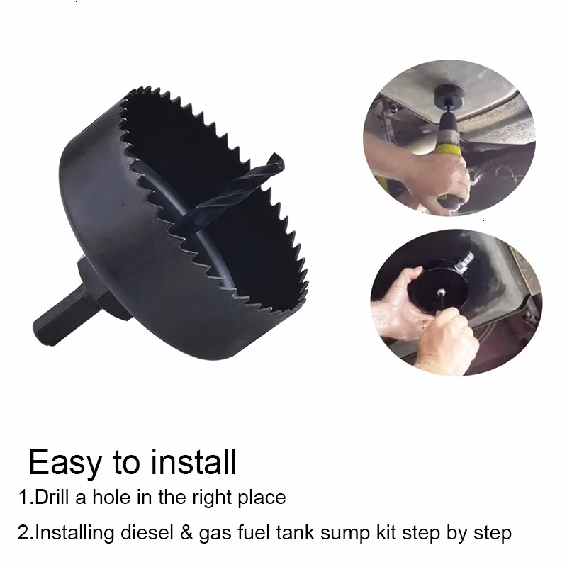 Алюминиевый топливный бак SPEEDWOW комплект картера для дизельного газа FASS AirDog Fuelab