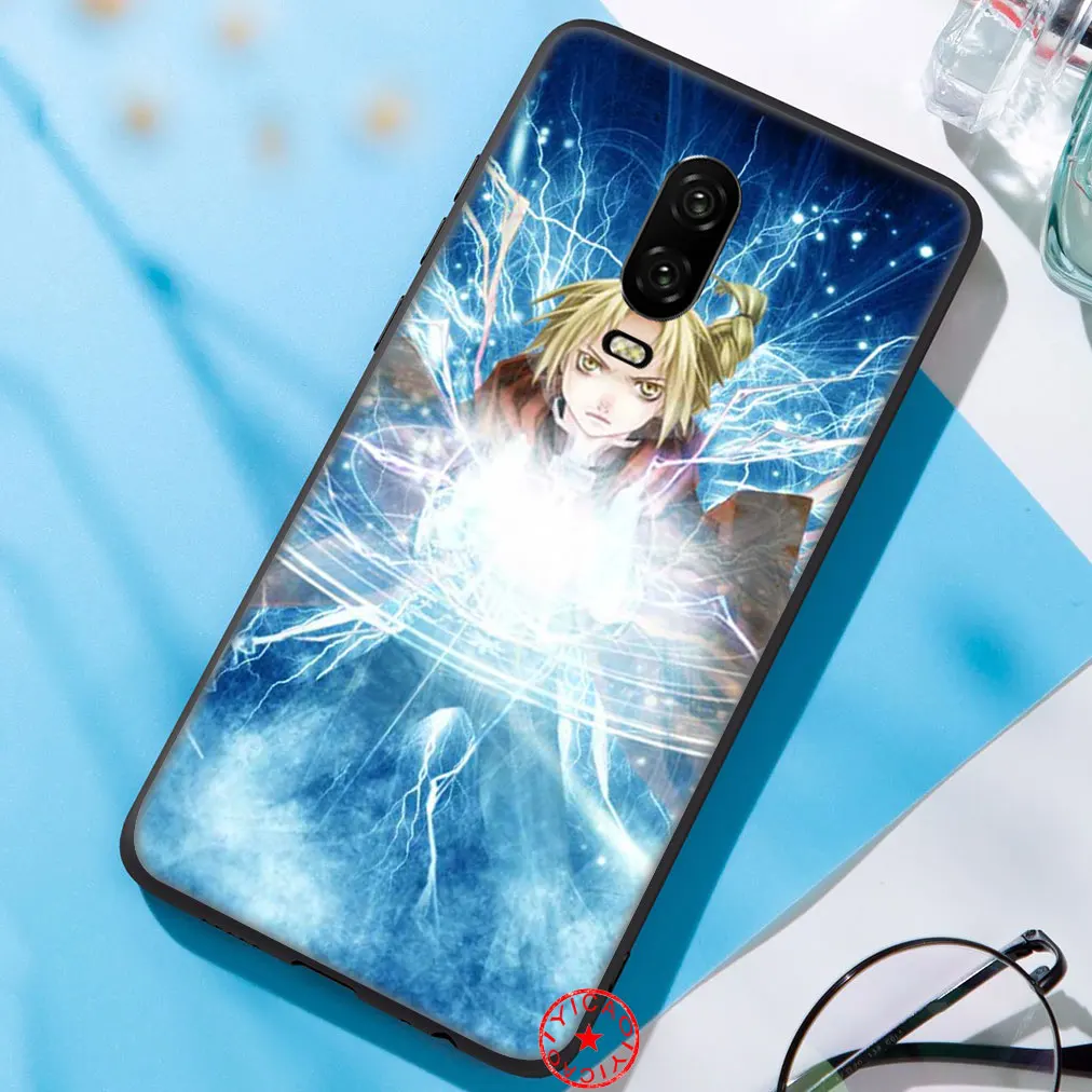 Аниме Стальной алхимик Мягкий силиконовый чехол для oneplus 5 5t 6 6t 7 Pro Чехол |