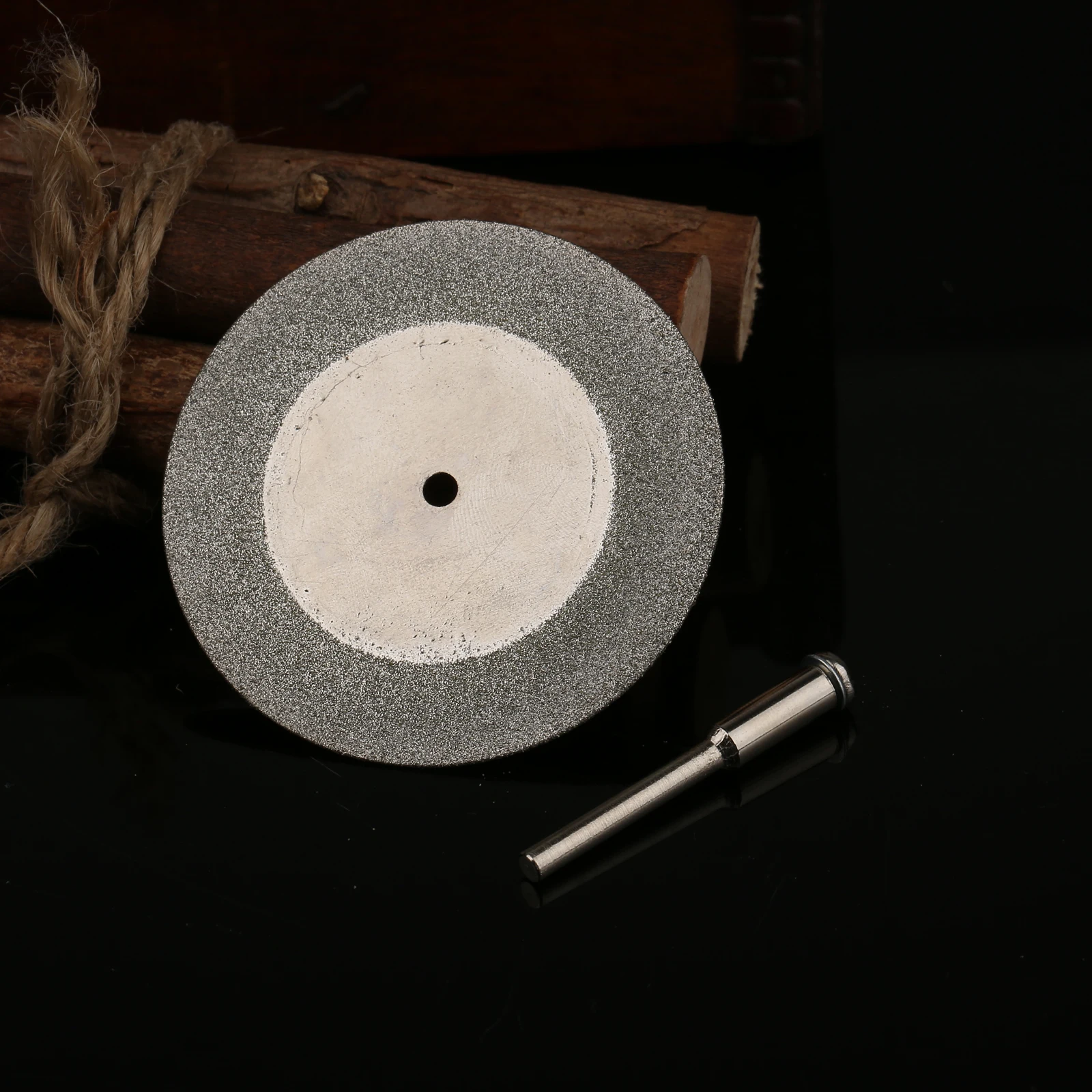 

50mm Drill Abrasive Disc Cutting Disc Saw Blade Carbon Steel Diamond Grinding Wheel with 3mm Shank for Dremel Rotary Tools