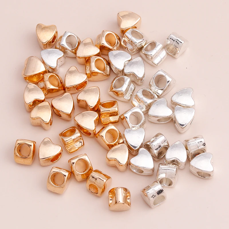 Бусины с отверстием для подвесок цепочек браслетов ювелирных изделий 50 шт. 9 х7 мм