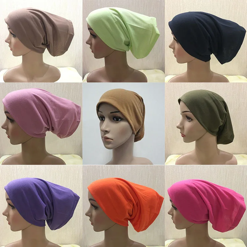 Новая стильная женская шапка с низом Арабская голова мусульманский шарф женский