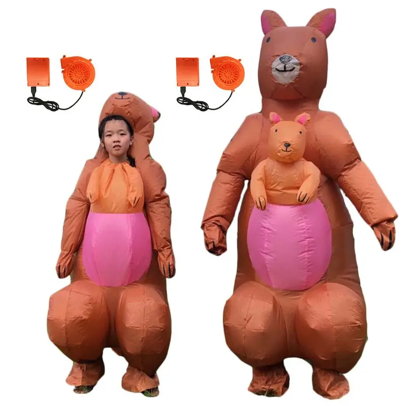

Kangaroo Inflatable Costume Fancy Dress Cosplay Halloween Theme Party Toy