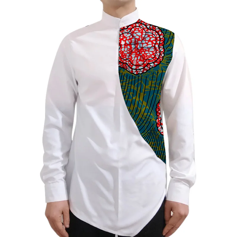 Дизайнерские топы из Анкары индивидуальная африканская одежда рубашка с длинным