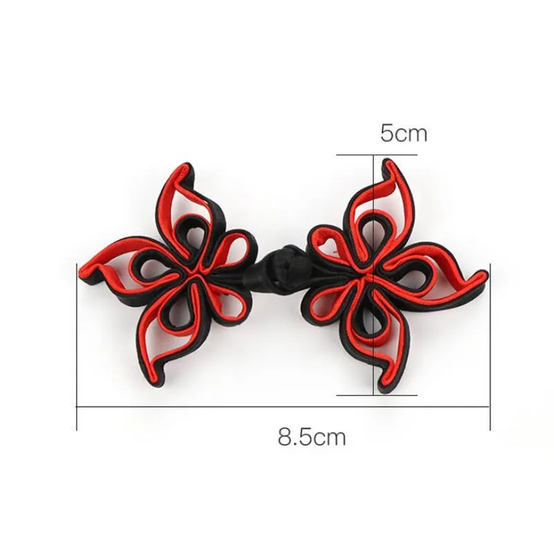 Пуговицы с полыми цветами ручной работы 1 пара винтажные китайские пуговицы