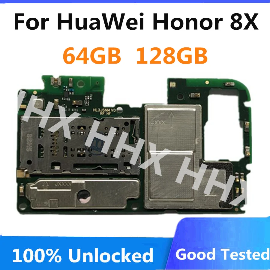 Заводская разблокированная материнская плата для Huawei Honor 8X оригинальная с