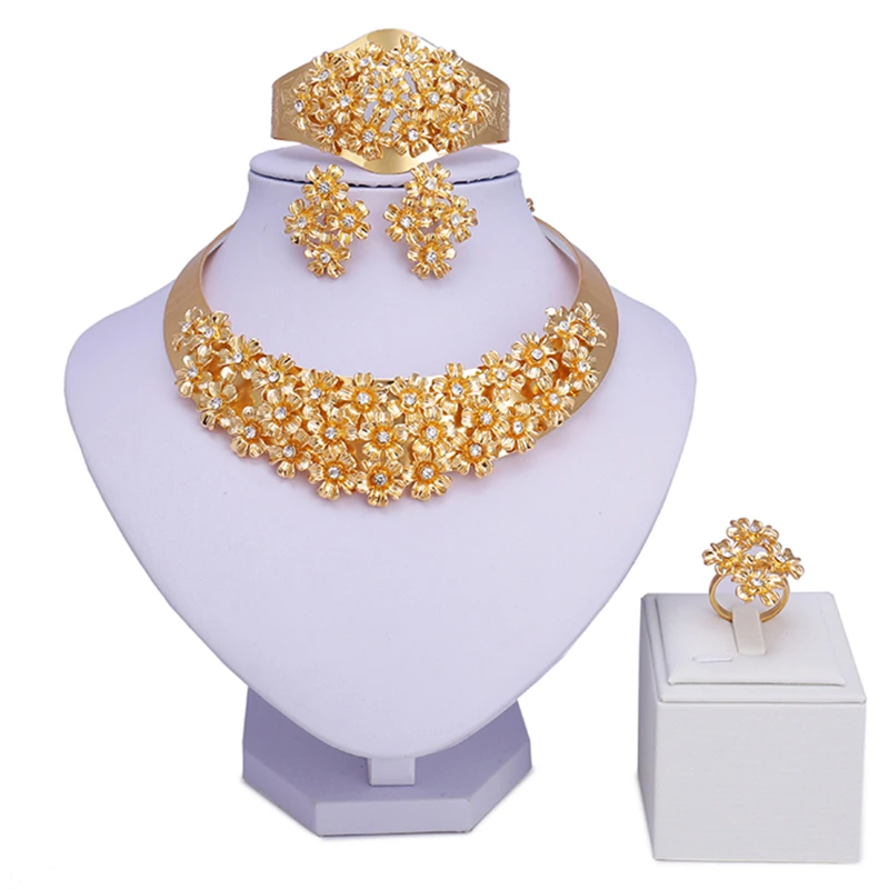 

ZuoDi Fashion African Bridal Jewelry Set Brand Exquisite Dubai gold designer Jewelry Set Wholesale Nigerian woman Wedding Bijoux